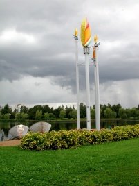 Vind Energi C.O. wind art "Synergy" in Oulu, Finland.